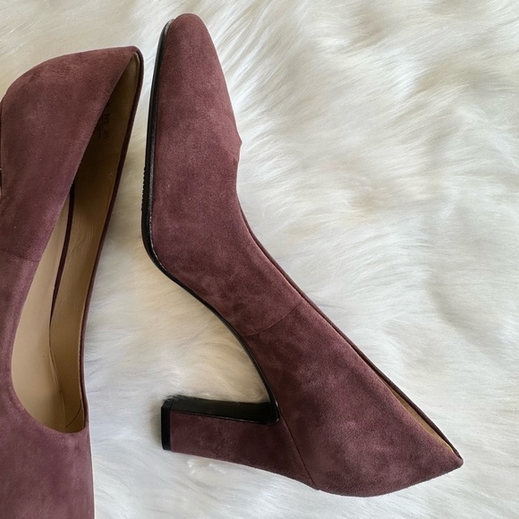 Naturalizer Women’s Gloria Suede Pump Heels Shoes in Huckleberry Size 7.5 NWOB - Picture 11 of 16